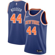 New York Knicks #44 Mike Woodson Jersey -Blue