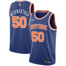 New York Knicks #50 Joe Meriweather Jersey -Blue