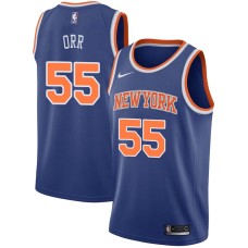 New York Knicks #55 Louis Orr Jersey -Blue