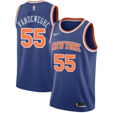 New York Knicks #55 Kiki Vandeweghe Jersey -Blue