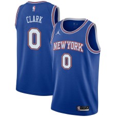 New York Knicks #0 Earl Clark Jersey -JORDAN Blue