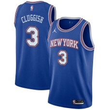 New York Knicks #3 Bob Cluggish Jersey -JORDAN Blue