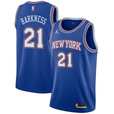 New York Knicks #21 Jerry Harkness Jersey -JORDAN Blue