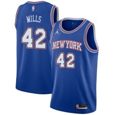 New York Knicks #42 Chris Mills Jersey -JORDAN Blue