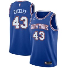 New York Knicks #43 Luther Rackley Jersey -JORDAN Blue