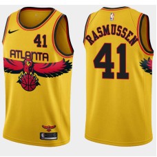 Atlanta Hawks #41 Blair Rasmussen Jersey -Yellow 2021-22 City