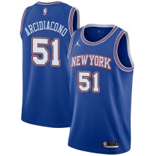 New York Knicks #51 Ryan Arcidiacono Jersey -JORDAN Blue