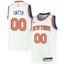 New York Knicks #00 Joe Smyth Jersey -White