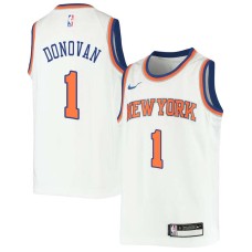 New York Knicks #1 Billy Donovan Jersey -White