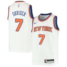 New York Knicks #7 Dick Shrider Jersey -White