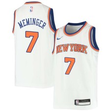 New York Knicks #7 Dean Meminger Jersey -White