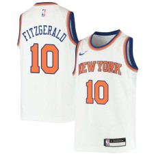 New York Knicks #10 Bob Fitzgerald Jersey -White