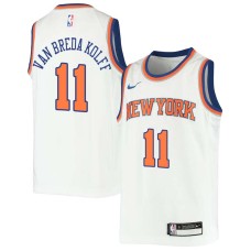 New York Knicks #11 Butch van Breda Kolff Jersey -White