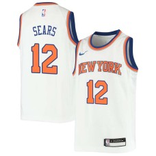 New York Knicks #12 Kenny Sears Jersey -White