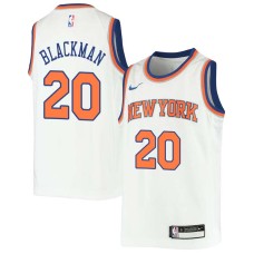 New York Knicks #20 Rolando Blackman Jersey -White