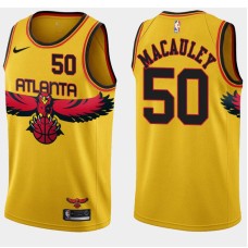 Atlanta Hawks #50 Ed Macauley Jersey -Yellow 2021-22 City