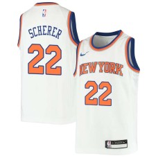 New York Knicks #22 Herb Scherer Jersey -White