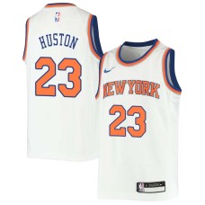 New York Knicks #23 Geoff Huston Jersey -White