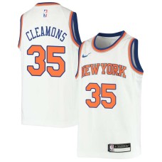 New York Knicks #35 Jim Cleamons Jersey -White