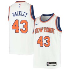 New York Knicks #43 Luther Rackley Jersey -White