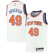 New York Knicks #49 Shandon Anderson Jersey -White