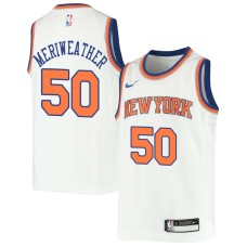 New York Knicks #50 Joe Meriweather Jersey -White