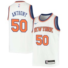 New York Knicks #50 Greg Anthony Jersey -White