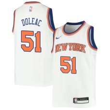 New York Knicks #51 Michael Doleac Jersey -White