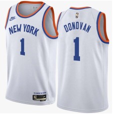 New York Knicks #1 Billy Donovan Jersey -White Classic