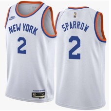 New York Knicks #2 Rory Sparrow Jersey -White Classic