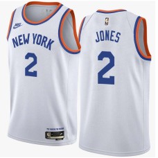 New York Knicks #2 Fred Jones Jersey -White Classic