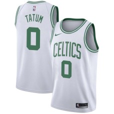 Boston Celtics #0 Jayson Tatum Jersey -White