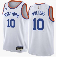 New York Knicks #10 Bob Mullens Jersey -White Classic