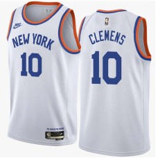 New York Knicks #10 Barry Clemens Jersey -White Classic