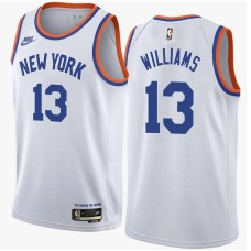 New York Knicks #13 Ray Williams Jersey -White Classic