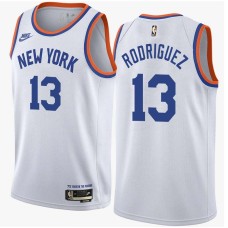 New York Knicks #13 Sergio Rodriguez Jersey -White Classic