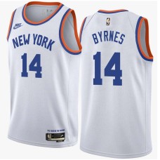 New York Knicks #14 Tommy Byrnes Jersey -White Classic