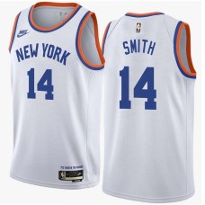 New York Knicks #14 Ed Smith Jersey -White Classic