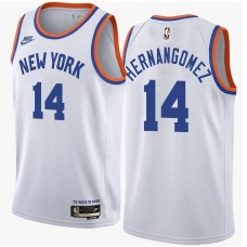 New York Knicks #14 Willy Hernangomez Jersey -White Classic