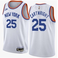 New York Knicks #25 Bill Cartwright Jersey -White Classic