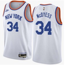 New York Knicks #34 Antonio McDyess Jersey -White Classic