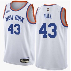 New York Knicks #43 Jordan Hill Jersey -White Classic