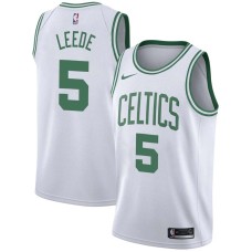 Boston Celtics #5 Ed Leede Jersey -White