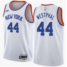 New York Knicks #44 Paul Westphal Jersey -White Classic