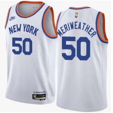 New York Knicks #50 Joe Meriweather Jersey -White Classic