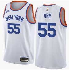 New York Knicks #55 Louis Orr Jersey -White Classic