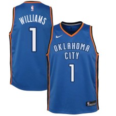 Oklahoma City Thunder #1 Gus Williams Jersey -Blue