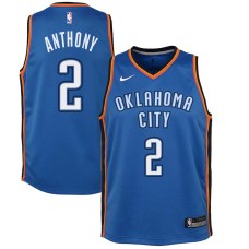 Oklahoma City Thunder #2 Greg Anthony Jersey -Blue