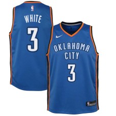 Oklahoma City Thunder #3 DJ White Jersey -Blue