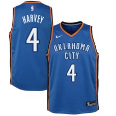 Oklahoma City Thunder #4 Antonio Harvey Jersey -Blue